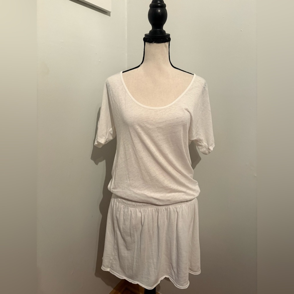 Athleta Captivate Dress White Elastic Waistband Women’s Size Small - Picture 4 of 7